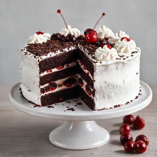 Classic Black Forest Gateau (Schwarzwälder Kirschtorte)