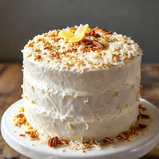 Hummingbird Cake with Coconut and Lime