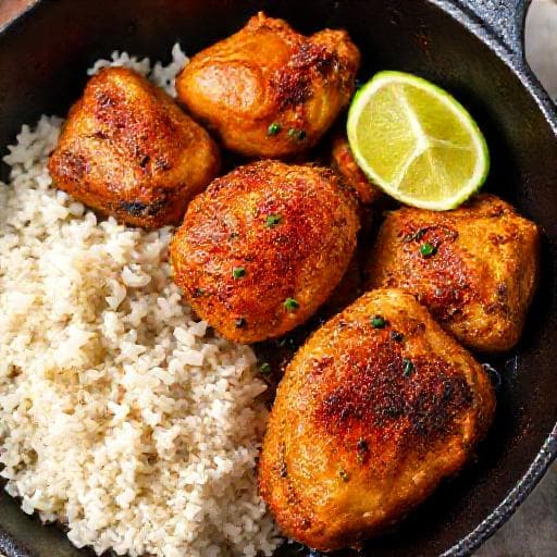 Quick Skillet Jerk Chicken