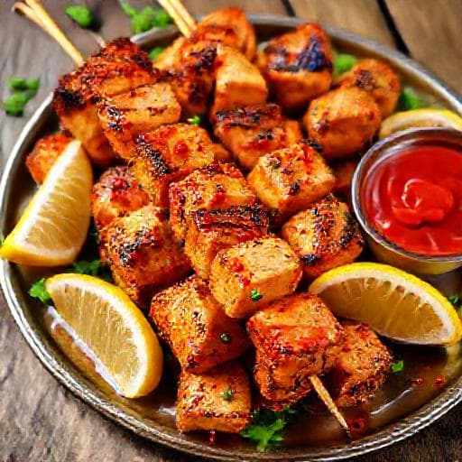 Quick Peri-Peri Chicken Skewers