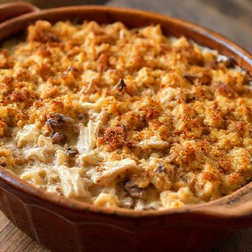 Classic Chicken Stuffing Casserole