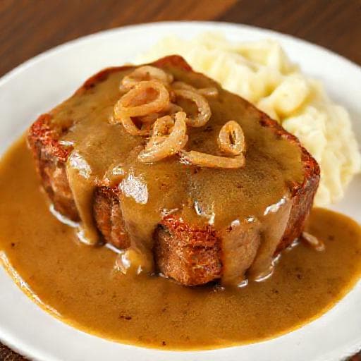 Classic Cube Steak with Savory Onion Gravy