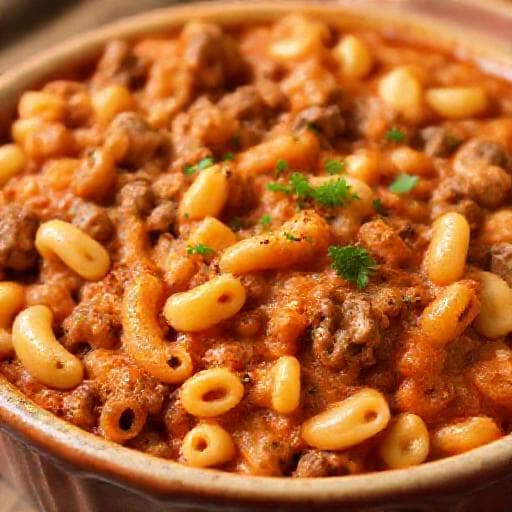 Classic Homemade Hamburger Helper