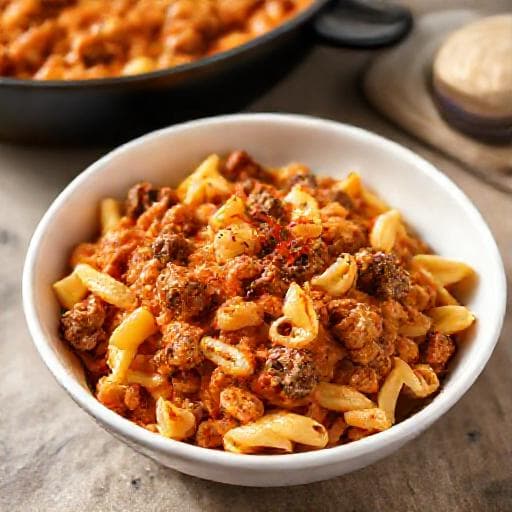 Quick & Easy Skillet Hamburger Helper