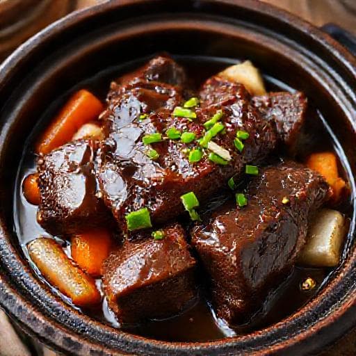 Korean Braised Short Ribs (Galbi Jjim)