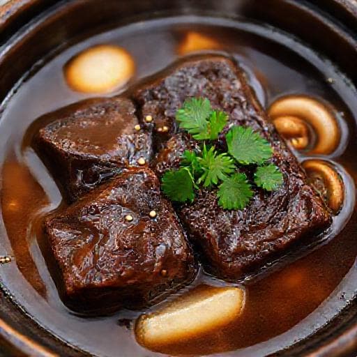 Braised Korean Short Ribs (Jjim)