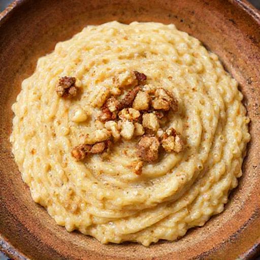 Risotto Cachi, Taleggio e Noci Tostate