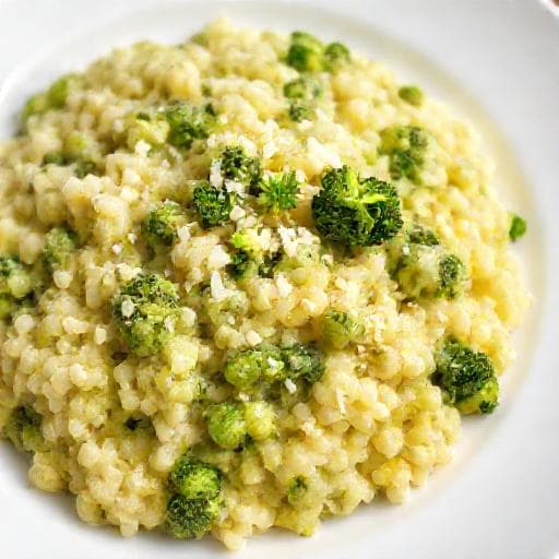 Risotto Veloce Broccoli e Pecorino