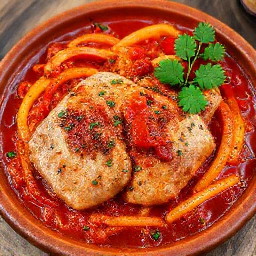 Vitello alla Pizzaiola con Peperoni