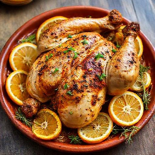Pollo alla Diavola con Agrumi e Finocchietto