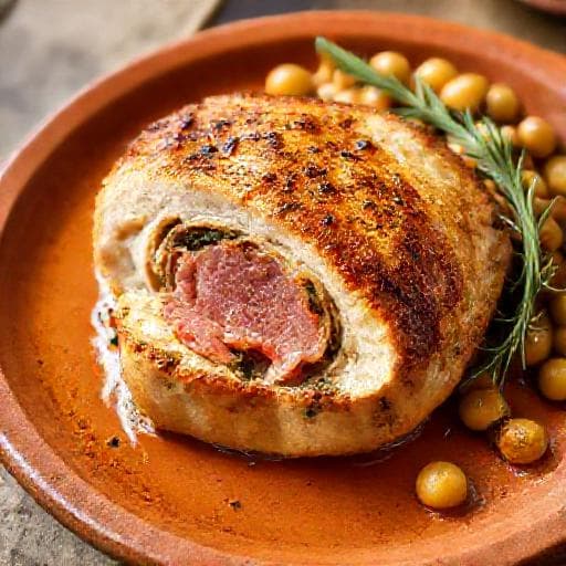 Petto di Pollo Ripieno alla Toscana