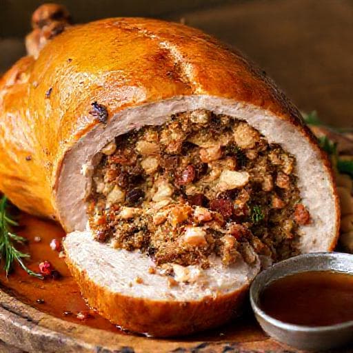 Arrosto di Tacchino Ripieno Tradizionale