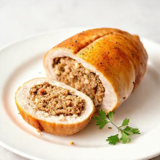 Arrosto di Tacchino Ripieno Semplice