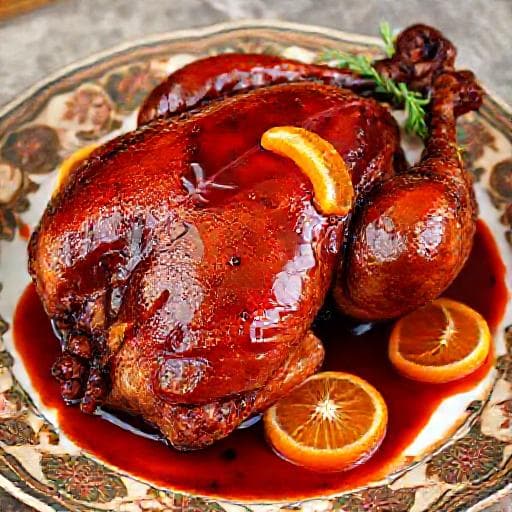 Anatra Arrosto al Vino Rosso e Arance