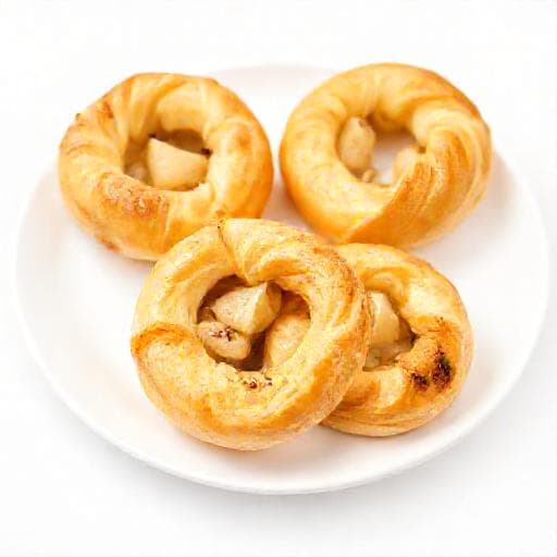 Ciambelle di Mele Veloci in Sfoglia