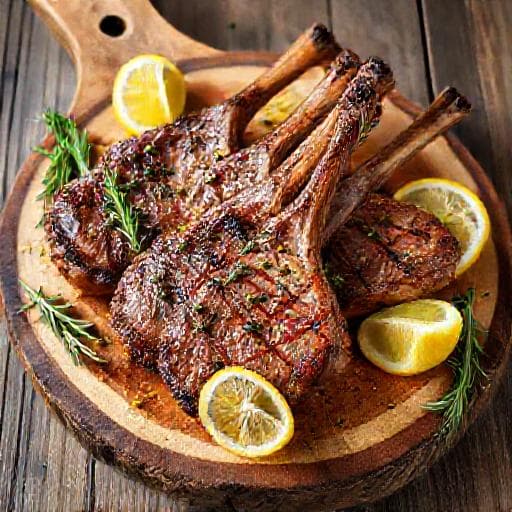 Agnello alla Scottadito con Profumi Mediterranei