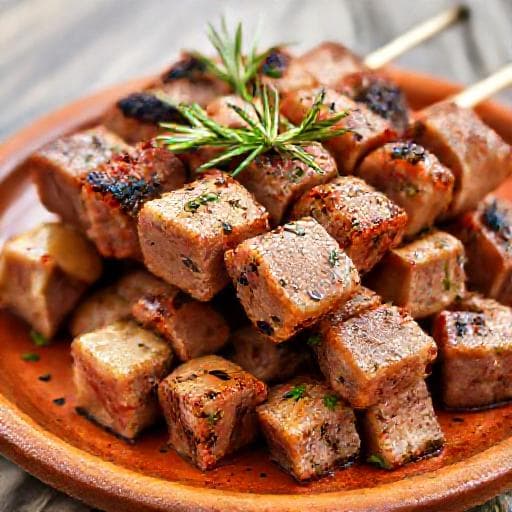 Arrosticini con Erbe Aromatiche