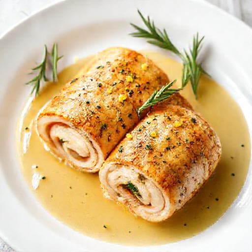 Involtini di Pollo Veloci al Limone e Rosmarino