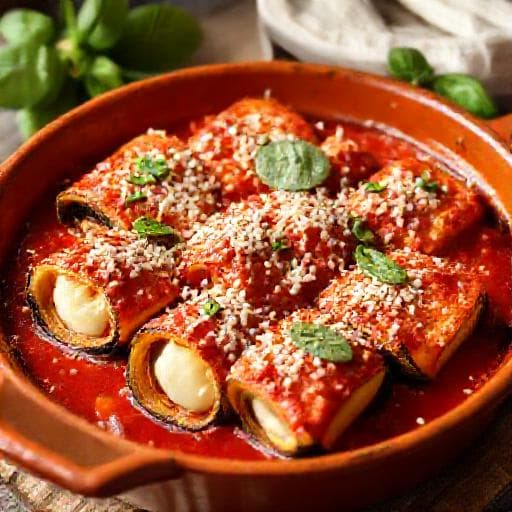 Involtini di Melanzane alla Parmigiana