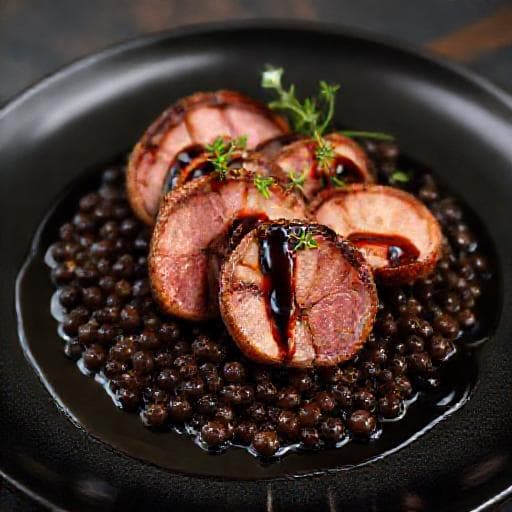 Zampone con Lenticchie e Riduzione di Balsamico