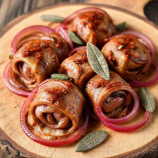 Fegatelli Toscani con Cipolle Rosse