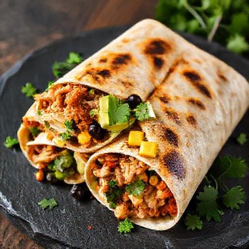 Burrito di Pollo al Chipotle