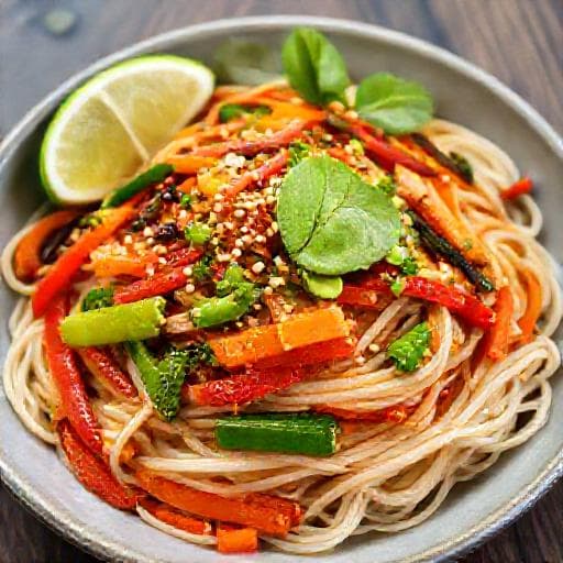 Pad Thai Fusion con Verdure Croccanti