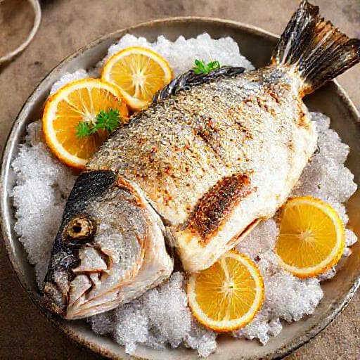 Branzino al Sale Veloce con Agrumi