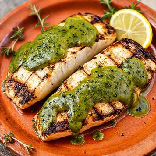 Pesce Spada alla Griglia con Salmoriglio
