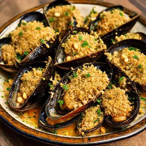 Cozze Gratinate alla Ligure