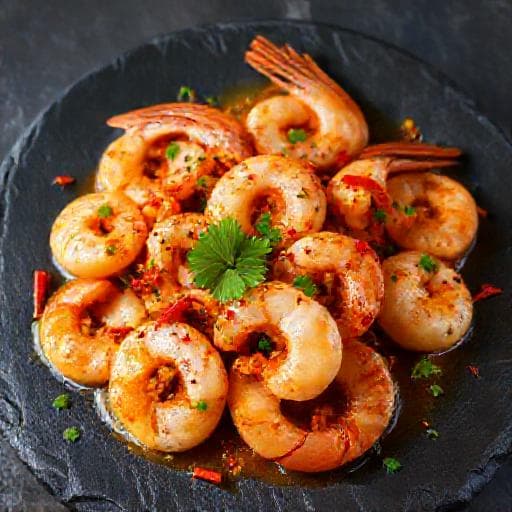 Gamberi al Limone e Peperoncino