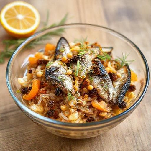 Sarde in Saor con Agrumi e Finocchietto