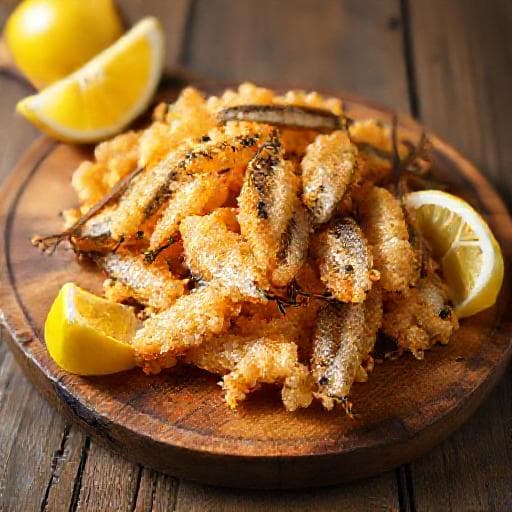 Alici fritte in pastella leggera