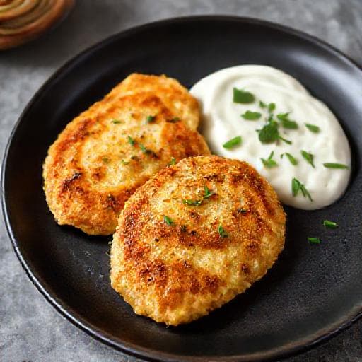 Cotolette di Finocchi al Forno con Salsa allo Yogurt ed Erbe