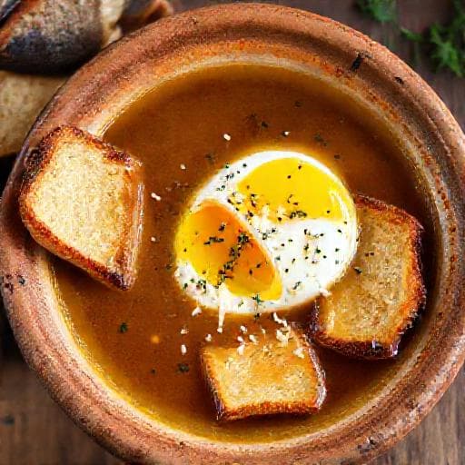 Zuppa Pavese Tradizionale