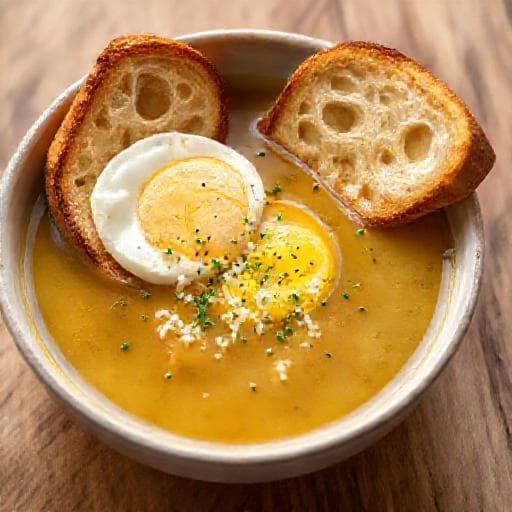 Zuppa Pavese Veloce
