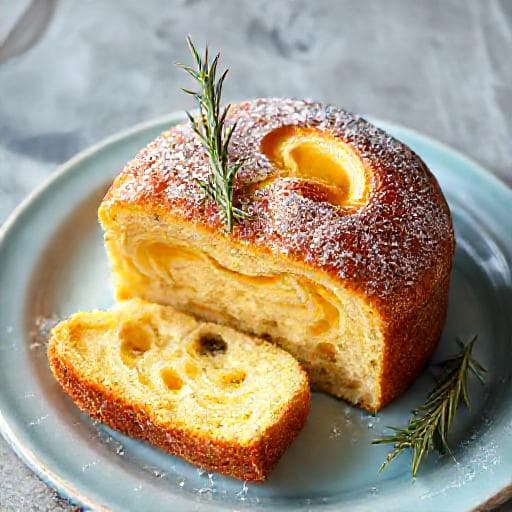 Torta di Rose al Limone e Rosmarino