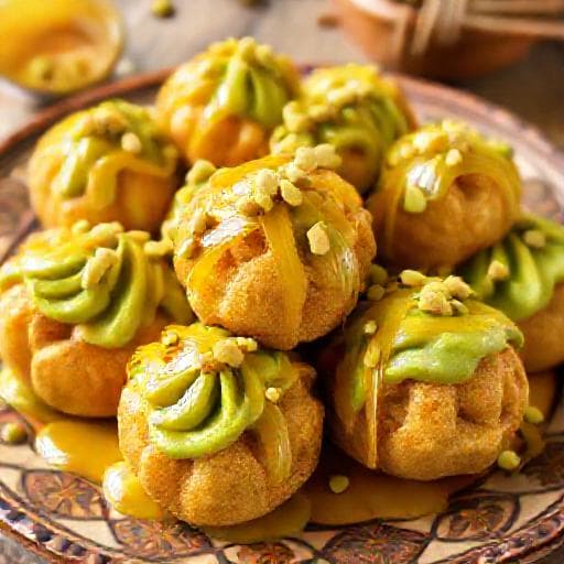 Pignolata al Pistacchio e Miele