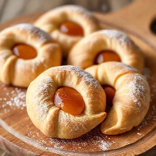 Cornetti Integrali con Marmellata di Albicocche