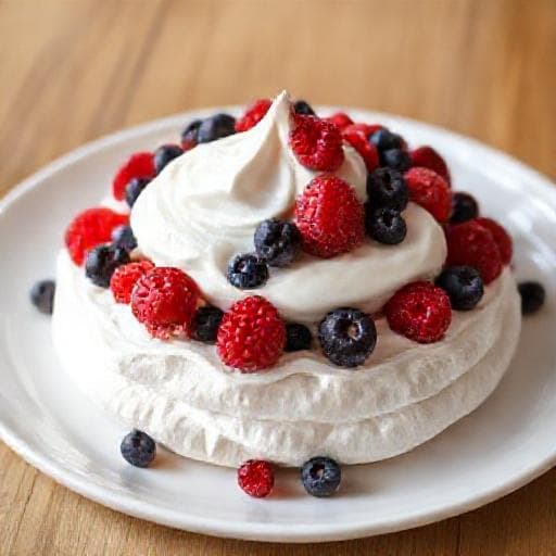 Pavlova Veloce ai Frutti di Bosco