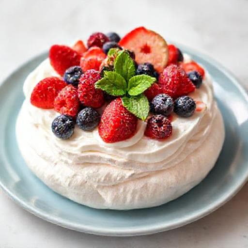 Pavlova al Limone e Frutti di Bosco