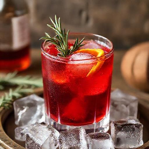 Negroni "On the Rocks" con Rosmarino