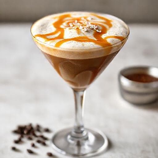 Caffè Shakerato al Caramello Salato