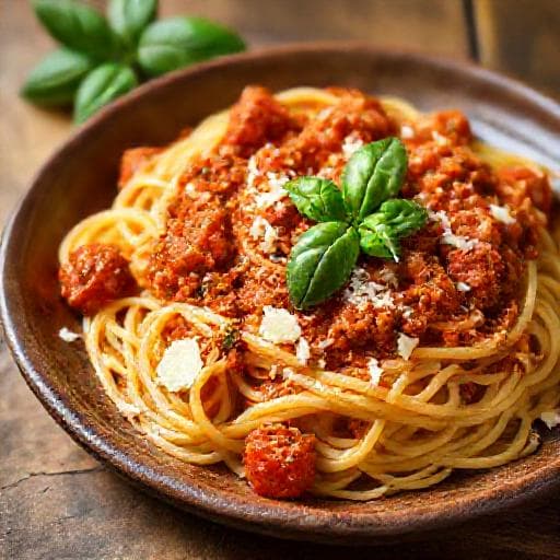 Busiate al Pesto Trapanese Tradizionale