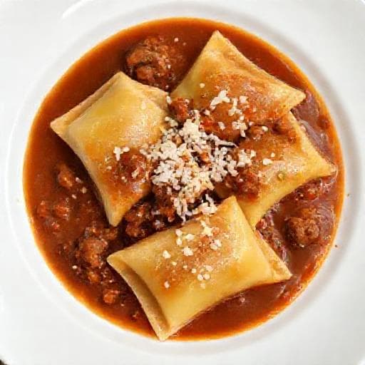 Agnolotti del Plin al Sugo d'Arrosto Semplificato
