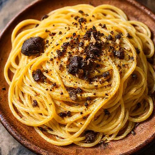 Tajarin al Tartufo Estivo e Burro Nocciola