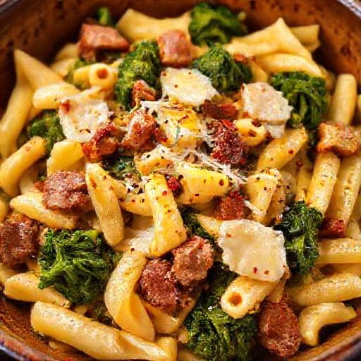 Ziti Lardiati con Friarielli e Provola