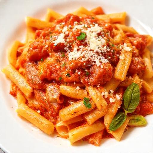 Rigatoni con Pajata Veloce
