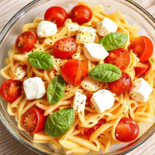 Pasta Fredda con Burrata e Pomodorini Estivi