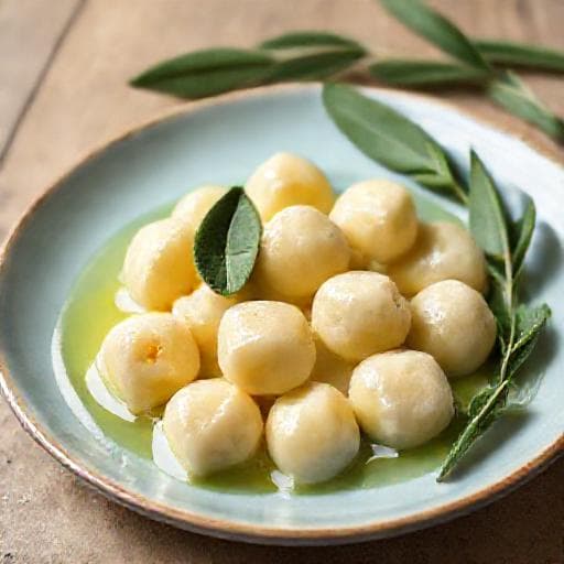 Gnocchi Acqua e Farina Veloci al Burro e Salvia